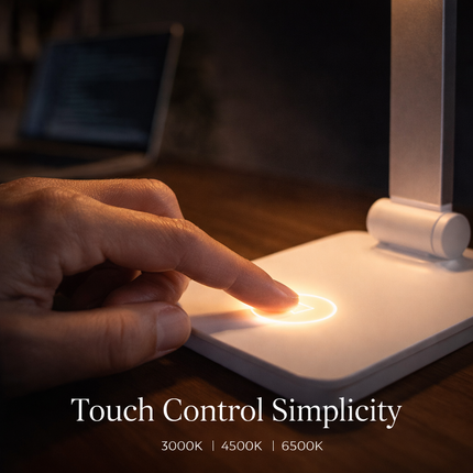LED Table Desk Lamp – Eye-Caring Light USB Charging 3 Modes Touch Control