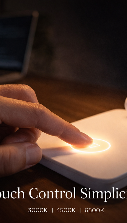 LED Table Desk Lamp – Eye-Caring Light USB Charging 3 Modes Touch Control