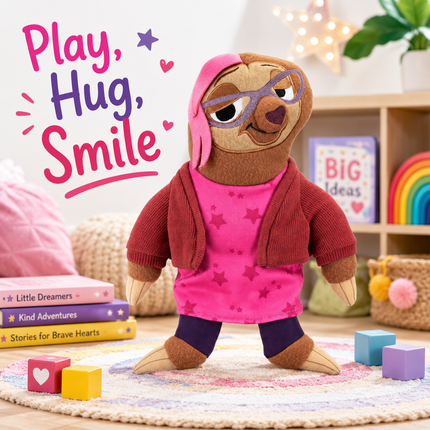 Disney Zootopia Priscilla Cuddly Plush Kids Children Soft Toy Sloth Teddy 26cm