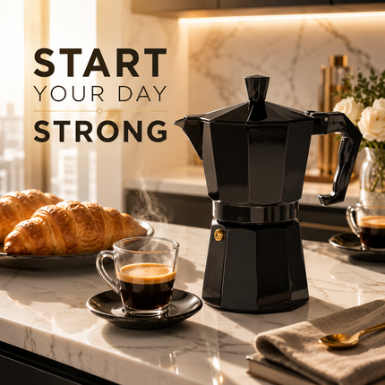 Moka Pot Stovetop Aluminium Kitchen Italian Espresso Ground Coffee Latte Maker