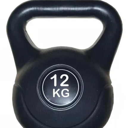 Vinyl Kettlebell Weight Set 4KG–20KG Cast Iron Gym Fitness Training Workout