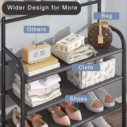 5-Tier Coat & Shoe Storage Rack