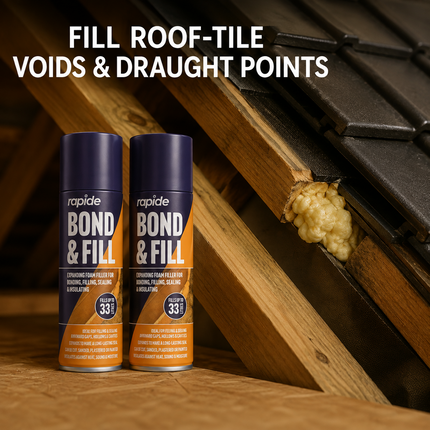 2X Expanding Foam Filler Spray 500ml PU Bond Fill Sealing CrackS Insulating Gap