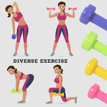 10kg Neoprene Hex Dumbbell Set