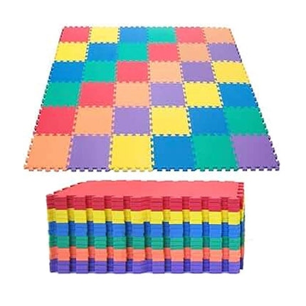 18X Thick Interlocking EVA Soft Foam Mat Multicolor Kids Play Floor Tile Mat New