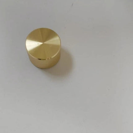5x Universal Dimmer Light Switch Knob Polished Brass Gold Replacement Knob