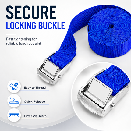 Ratchet Tie Down Strap 5m Heavy Duty Cargo Belt
