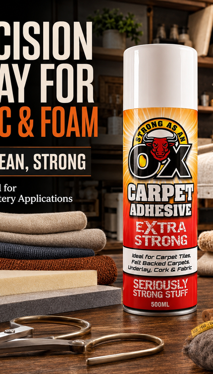 500ml Heavy-Duty Spray Adhesive for Carpet, Fabric, Foam & DIY