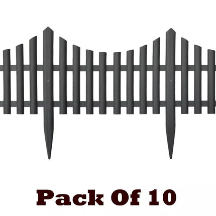 10PCS Garden Border Edging Panels