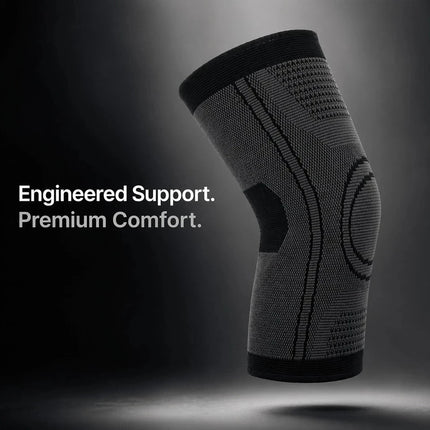 XLarge Knee Support Compression Patella Arthritis Pain Relief Anti Slip Brace