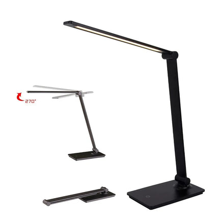 LED Table Lamp Eye-Caring Desk Light USB Rechargeable Touch Control 5 Modes