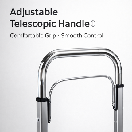 Hand Trolley Folding Sack Truck 90KG Lightweight Steel Aluminium Platform Cart
