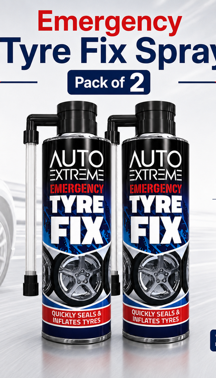2x Instant Tyre Fix Spray Bicycle Bike Emergency Puncture Repair Sealer 300ml