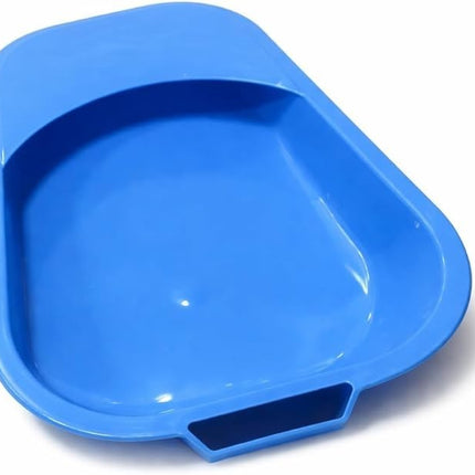 Portable Bed Pan With Handle Adults Spill-Resistant Commode Toilet Pan 32cm