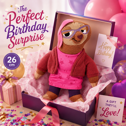 Disney Zootopia Priscilla Cuddly Plush Kids Children Soft Toy Sloth Teddy 26cm