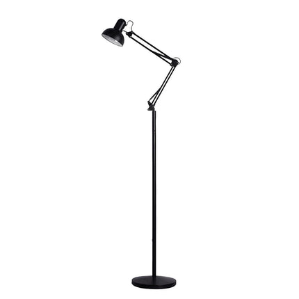 Modern Metal Floor Lamp Flexible Swing Arms for Reading Adjustable Swing Light