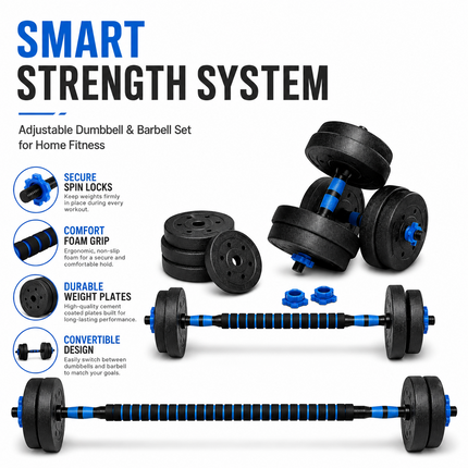 Adjustable Home Gym Weight Set
