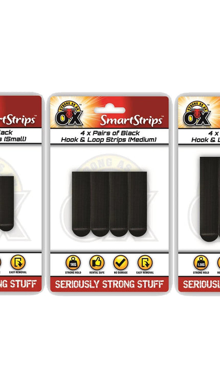Picture Frame Hanging Strips Pack Of 4 Self Adhesive Stick on Damage Free Strips