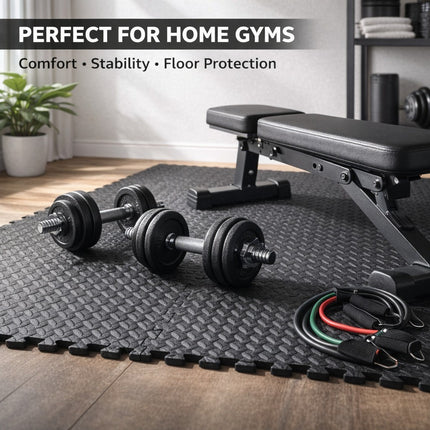 EVA Foam Gym Floor Mats Interlocking Tiles Soft Yoga Kids Play Hot Tub Spa Pads