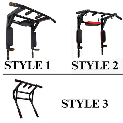 Pull Up Bar Wall Mounted Chin Up HDuty Power Tower Dip Station Multifunctional