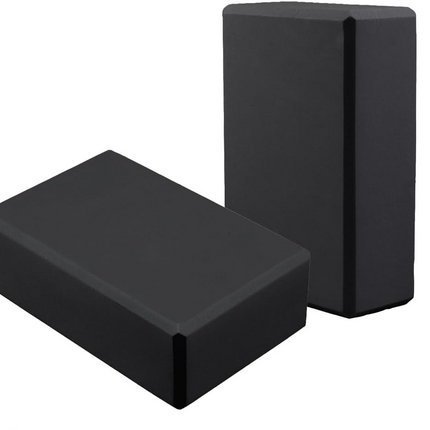 Yoga Gym Blocks Brick Foam Pair Exercise Training Pilates Meditation Anti Slip