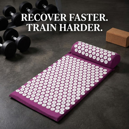Accupressure Body Mat Massage Relieve Back & Neck Pain Relax Muscles Stress +Bag