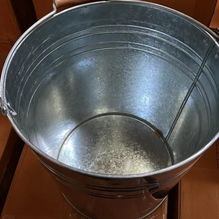 18L Galvanised Metal Bucket