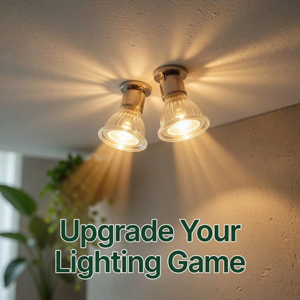 Spot Light Bulbs Pack Of 12 GU10 Halogen Warm White 2800K 300Lm 30° Dimmable 40W