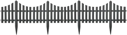 Lawn Border Edge Fence 10 Pack Wood Effect Edging