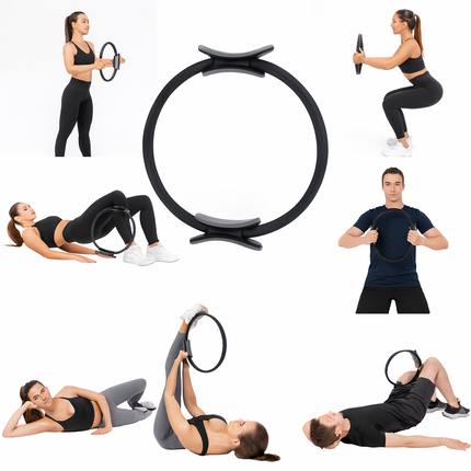 15" Pilates Ring Fitness Circle Exercise Equipment Toning Arms Thighs Leg & Core