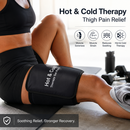 Hot Cold Gel Pack Reusable Unisex Pain Relief For Thigh Full Back Abdomen Large