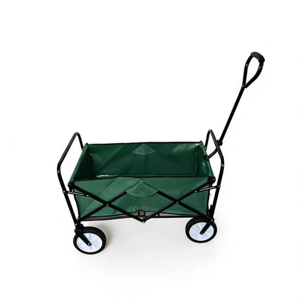 Collapsible Folding Wagon Trolley Cart 80kg On Wheels Festival Camping & Garden