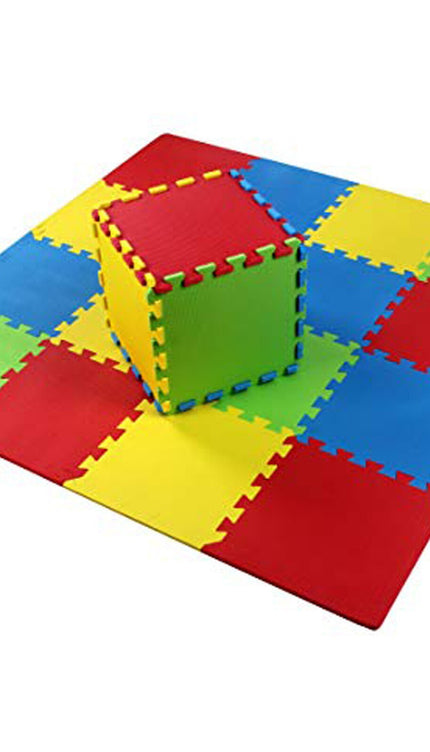 Color Eva Foam Mats Soft Floor Tiles Interlocking Kids Play Gym Exercise 60x60cm