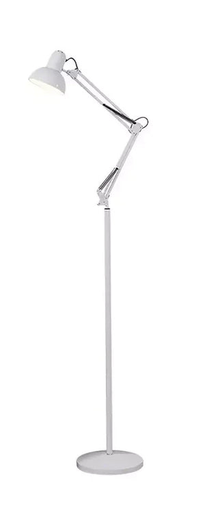 Modern Metal Floor Lamp Flexible Swing Arms Reading Floor Adjustable Swing Light