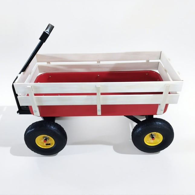 Garden Utility Wagon Cart Gardening Trolley Heavy Duty KidsToy Truck Wheelbarrow