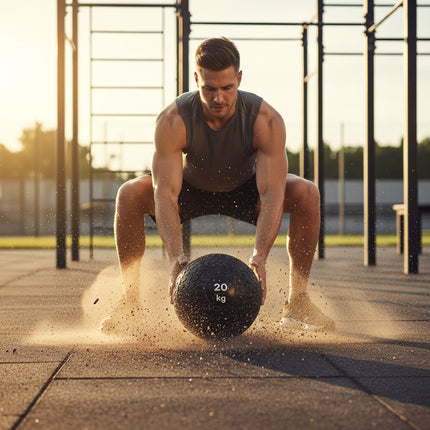 Core Balance Slam Ball 20KG Bounce Resistance Gym Workout Weighted Medicine Ball