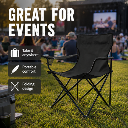 Camping Chairs Portable Folding Lightweight Outdoor Garden Beach Picnic Chair