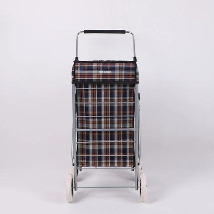 4 Wheel Shopping Cart Trolley Folding With Insulated Cooler Bag 60L Bag CaseUsed