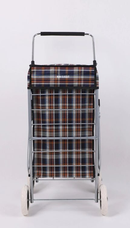 4 Wheel Shopping Cart Trolley Folding With Insulated Cooler Bag 60L Bag CaseUsed