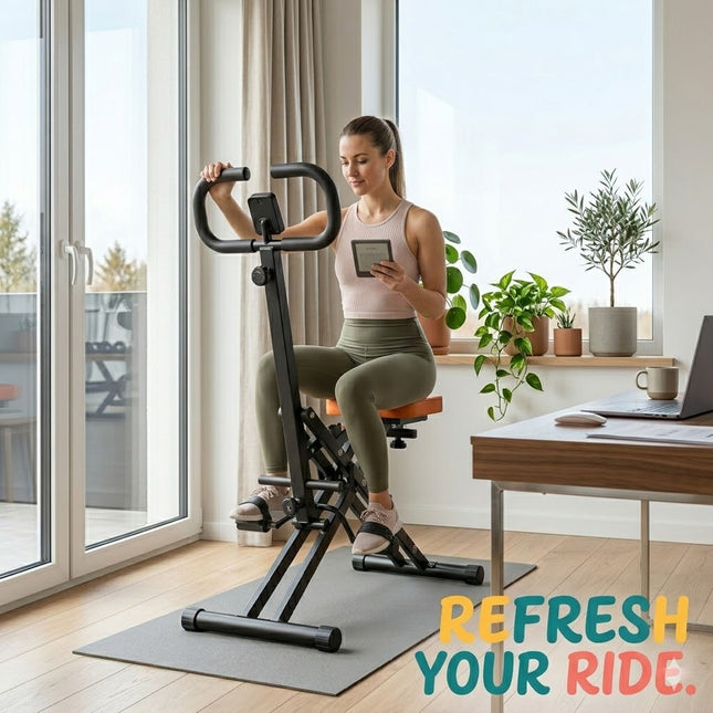 Horse Riding Exercise Machine Adjustable Gym Training Ab Exercise Bike Machine