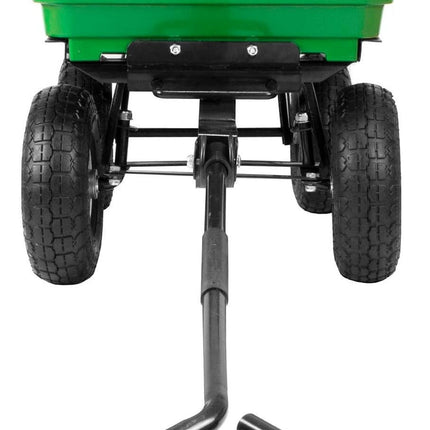 Garden Trolley Dump Cart Heavy Duty 300KG Tipping Wheelbarrow Truck Trailer 75L