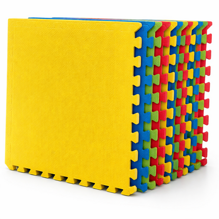 Color Eva Foam Mats Soft Floor Tiles Interlocking Kids Play Gym Exercise 60x60cm