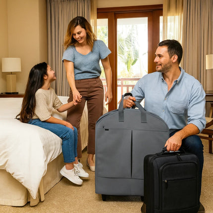 Large Duffel Bag Suit Garment Carrier Foldable Storage Weekender Travel Luggage