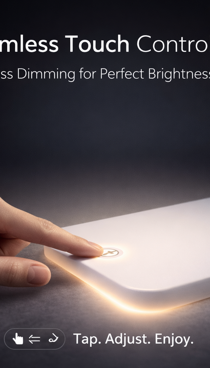 Foldable LED Desk Lamp with 5 Colour Modes & Dimming