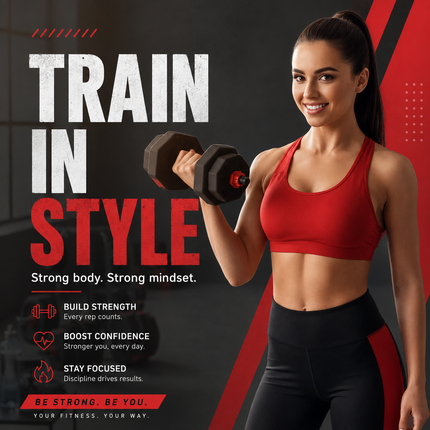 Dumbbells 40KG Adjustable Octagonal Strength Set