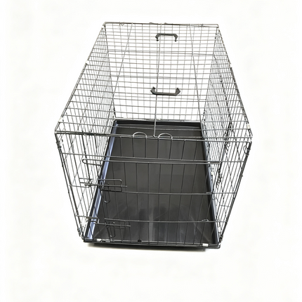 Pet Cage Metal Puppy Training Crate Portable Dog Carrier Suitable for Cats & Dog