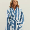 Medium / Sky Blue & White Sraps / Hooded