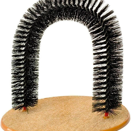 Cat Scratch Arch Kitten Massaging Scratching Scratcher Pet Grooming Play Toy New