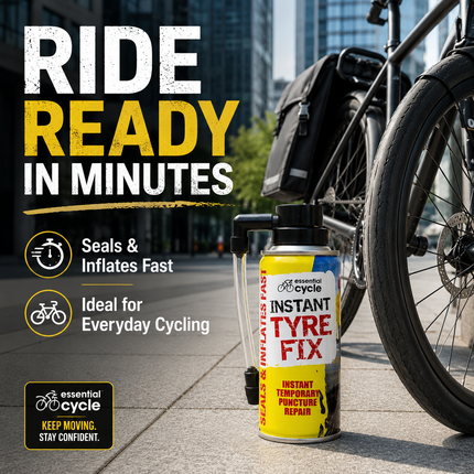 Instant Tyre Fix Spray 200ml Bike Car Puncture Repair Kit
