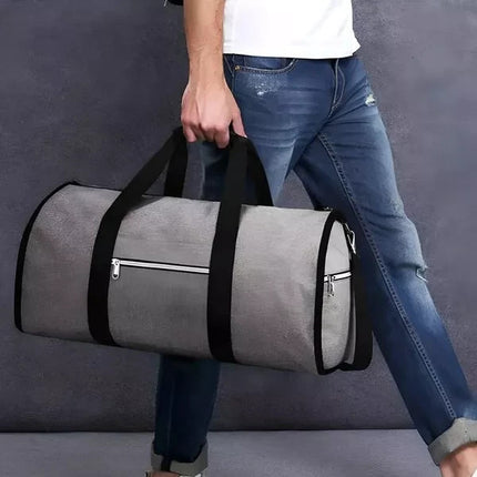 45L Duffel Bag Travel Holdall Large Foldable Suit Garment Carrier Bag + Strap